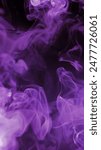 A purple smoke background with a blurred effect.