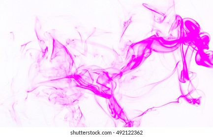 Purple Smoke On White Background Stock Photo 253753720 | Shutterstock