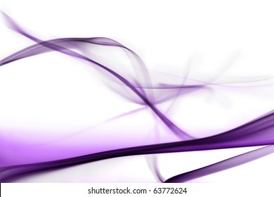 Purple Smoke In White Background