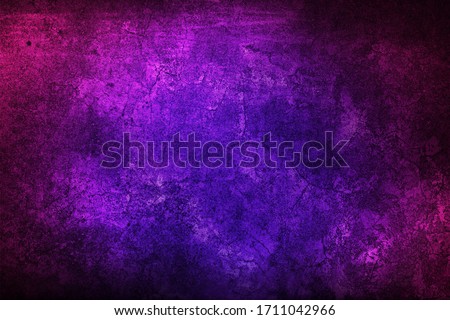 Purple texture for designer background. Grunge violet and pink texture. Colorful old dirty wall.