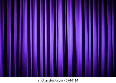 Purple Theater Curtain