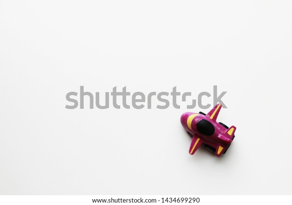 purple toy plane