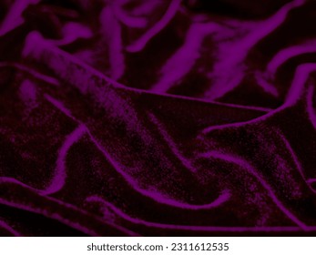 Purple velvet fabric texture used as background. Empty purple fabric background of soft and smooth textile material. There is space for text. - Shutterstock ID 2311612535