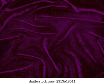 Purple velvet fabric texture used as background. Empty purple fabric background of soft and smooth textile material. There is space for text. - Shutterstock ID 2313618011