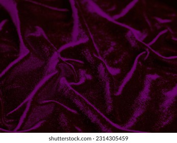 Purple velvet fabric texture used as background. Empty purple fabric background of soft and smooth textile material. There is space for text. - Shutterstock ID 2314305459