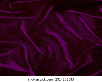 Purple velvet fabric texture used as background. Empty purple fabric background of soft and smooth textile material. There is space for text. - Shutterstock ID 2314305535