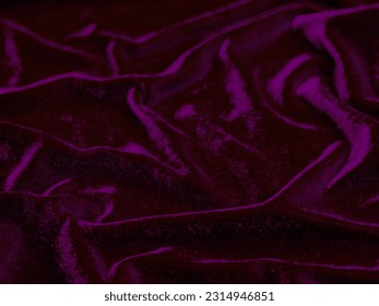 Purple velvet fabric texture used as background. Empty purple fabric background of soft and smooth textile material. There is space for text. - Shutterstock ID 2314946851