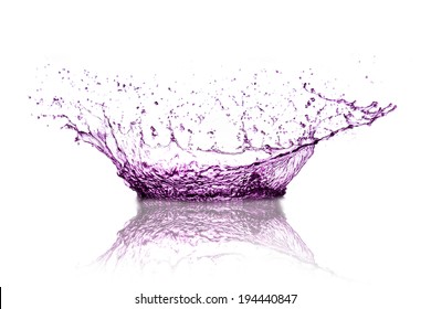 Purple Water Drops Spread.