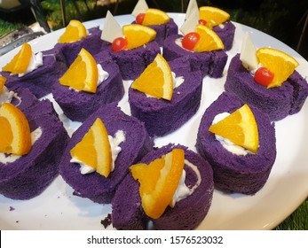 Purple Yam (ube) Cake In The Philippines