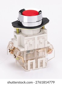 Push Button Switch NO Normally OPEN Red Sign Momentary