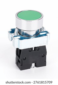Push Button Switch NO Normally OPEN Green Sign Momentary