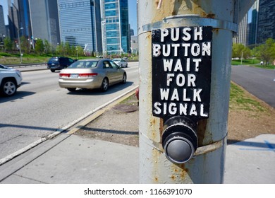 Push button wait