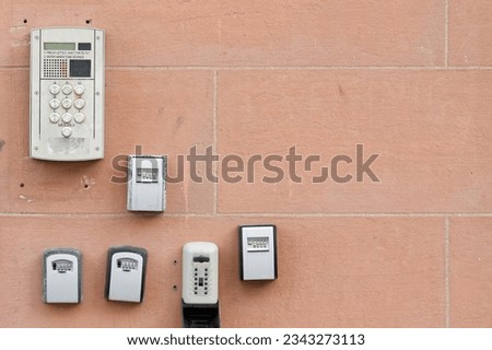 Push buzzer intercom door bells for entry to building