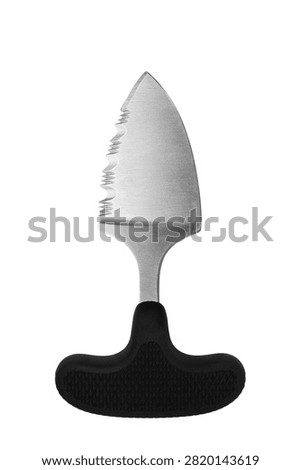 Push dagger knife isolated on white background  