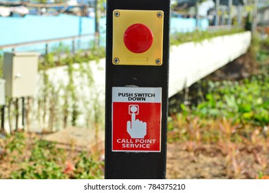 Push Switch Down Sign