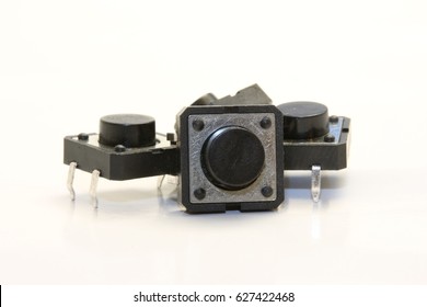Pushbutton switches ready for soldering