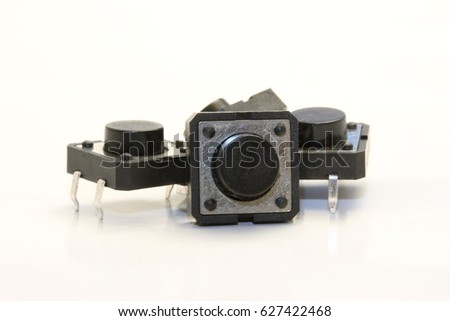 Pushbutton switches ready for soldering