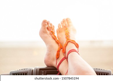 Put Your Feet Up And Relax On The Beach