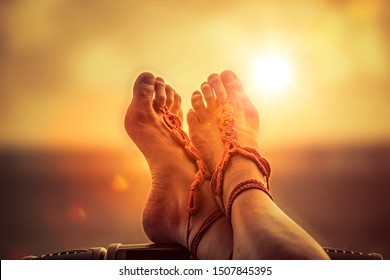 Put Your Feet Up And Relax On The Beach