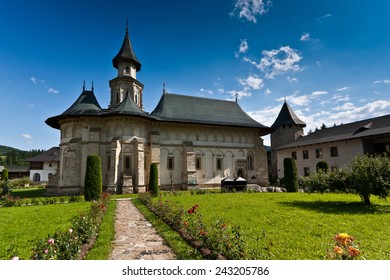 Putna Monastery in summer