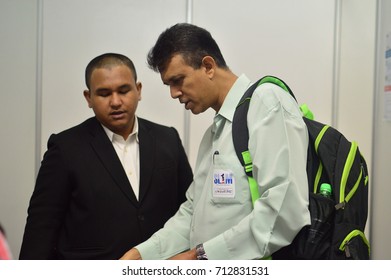 Putra World Trade Centre, Kuala Lumpur, Malaysia. - FEBRUARY 21TH 2017. Teens Of All Ages Attending Annual Education Fair To Choose A Career Path And Receive Vocational Counseling.