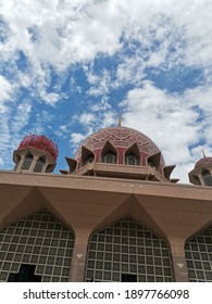 PUTRAJAYA, MALAYSIA - DISEMBER , 2020: Blue Sky During Friday Before Prayer Jumuah. 