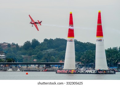 Putrajaya, Malaysia - May 18, 2014: Qualifying Session Of The Red Bull Air Race World Championship 2014.