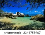 Putri Island itself is a small island overgrown with mentigi trees and sturdy blackened rocks and the shoreline is overgrown with coral reefs. The existence of a beautiful island on Bangka Island. 