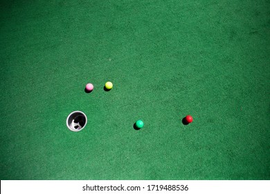 Putt Putt Balls On Green, Color