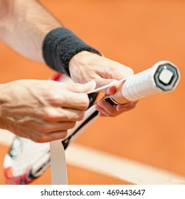Putting New Grip Tape On Tennis Racket
