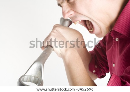 Similar – Image, Stock Photo thirst Man
