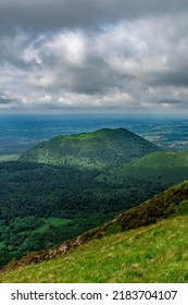 Puys Chain In Auvergne In Auvergne, France