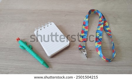 Puzzle string to identify and help in the daily life of PWDs or people with autism spectrum disorder (ASD)