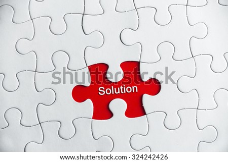 Puzzle with a word Solution