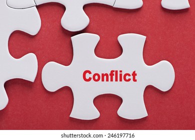 Puzzle Written Word Conflict Stock Photo 246197716 | Shutterstock