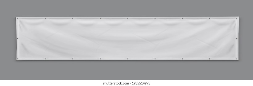 PVC advertising banner with eyelets - Shutterstock ID 1935514975