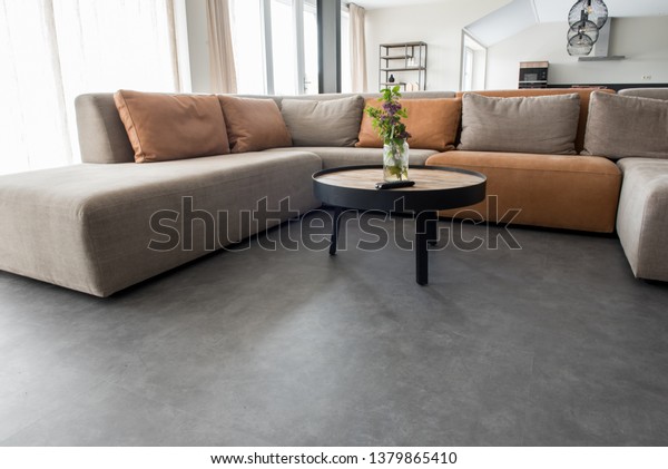 PVC flooring with\
decoration