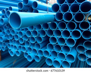 Pvc Pipes Stacked Construction Site Stock Photo 138824042 | Shutterstock