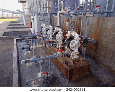 PVC pipe design for unloading pumps in the Cemical Area