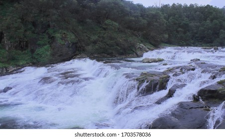 pykara waterfalls, a famous tourist place in ooty located at the foothills of nilgiri mountains in tamilnadu, india
