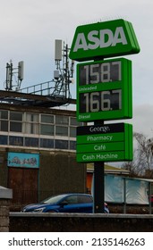 Pyle, Bridgend, Mid Glamorgan, UK - 03-12-2022 - Cost Of Fuel Going Up.