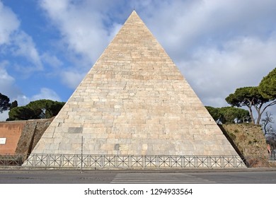 Pyramid Cestius Tomb Gaius Cestius Ancient Stock Photo 1294933564 ...