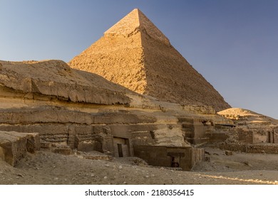 Pyramid Of Khafre In Giza, Egypt