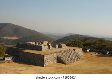 Pyramid In Mexico In Xochicalco