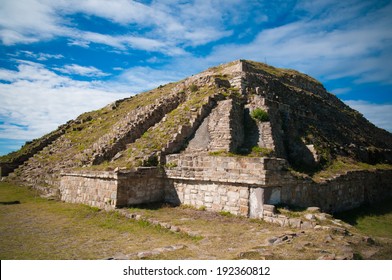 A Pyramid In Monte Alban, Mexico