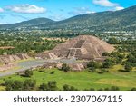 Pyramid of moon in San Juan Teotihuacan, mexico