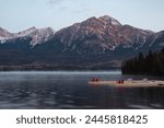 Pyramid Mountain, Jasper National Park, UNESCO World Heritage Site, Alberta, Canadian Rockies, Canada, North America