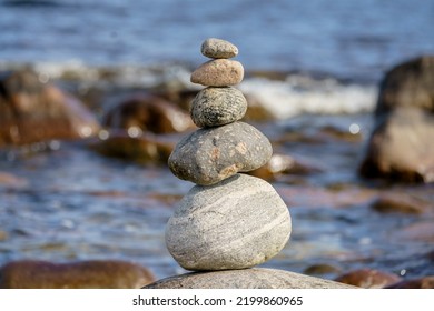 Pyramid Stones Unstable Balance Stone Objects Stock Photo 2199860965 Pyramid Stones Unstable Balance Stone Objects Stock Photo 2199860965