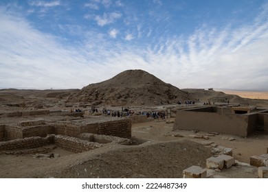 Pyramid Of Unas. Old Kingdom. Sakkara Necropolis. Giza . Egypt .