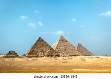 Pyramids of Giza in Egypt 